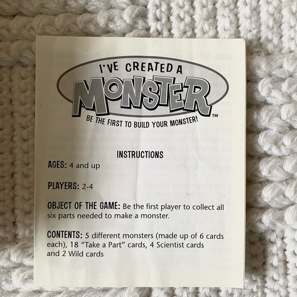 Fundex I’ve Created A Monster Lunchbox Card Game - Picture 7 of 9